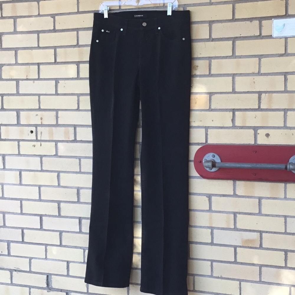 Cambio Norah Style,  Black Basic Straight Leg, 5 Pocket Jeans